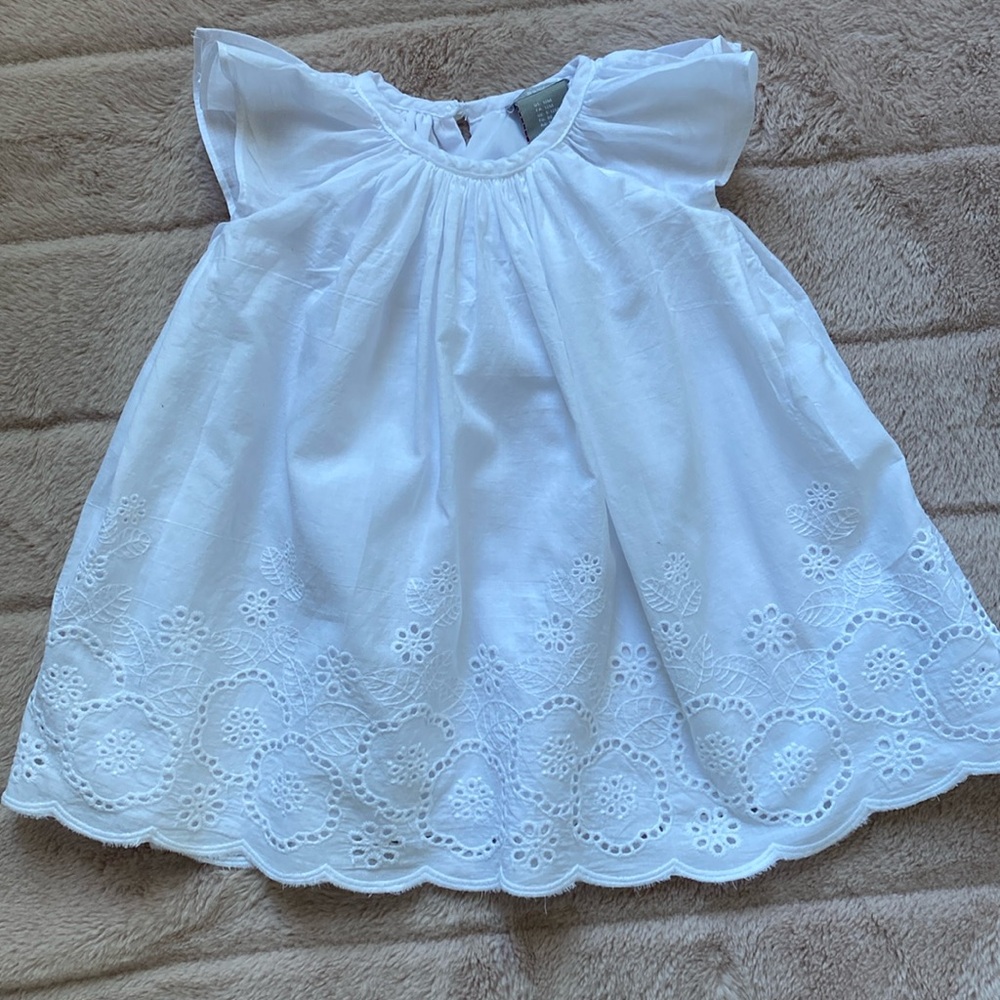 Tahari Baby Cotton Dress   Size 12m